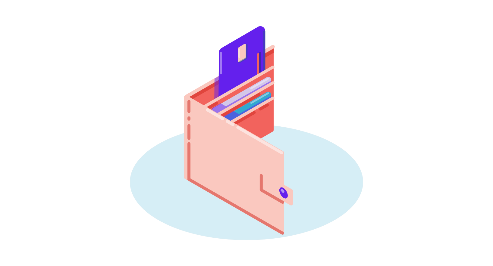 Wallet illustration