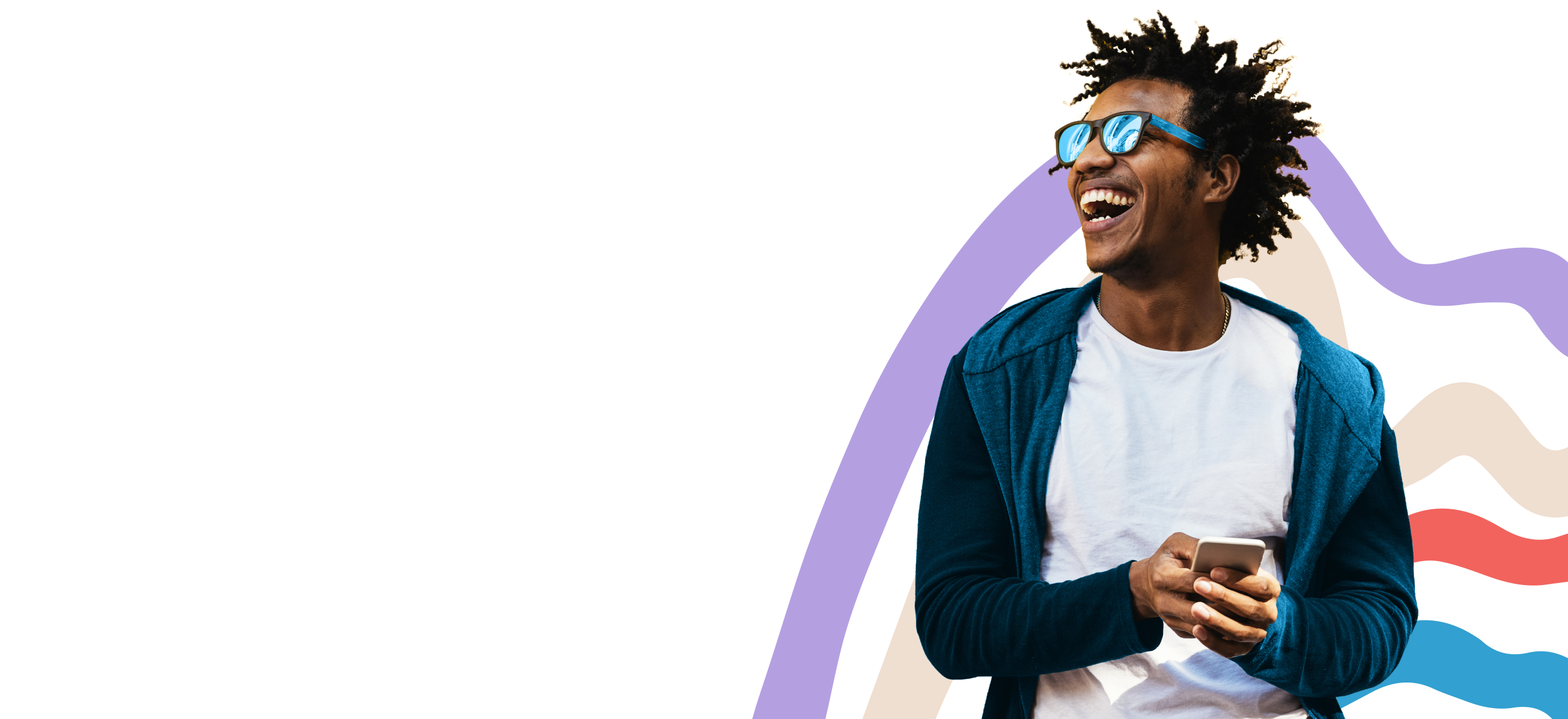 man with sunglasses smiling